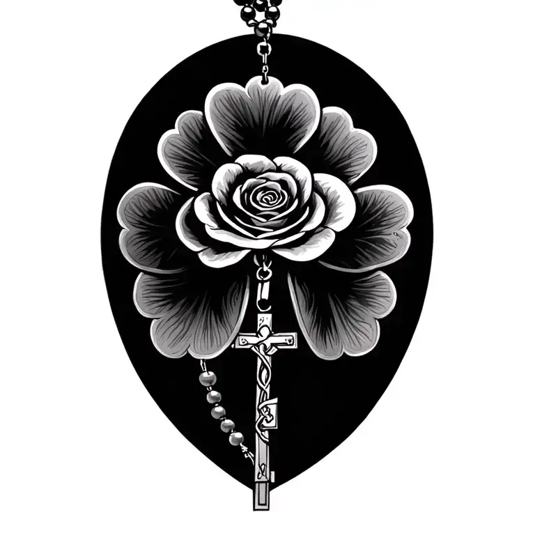 Rosary And Shamrock