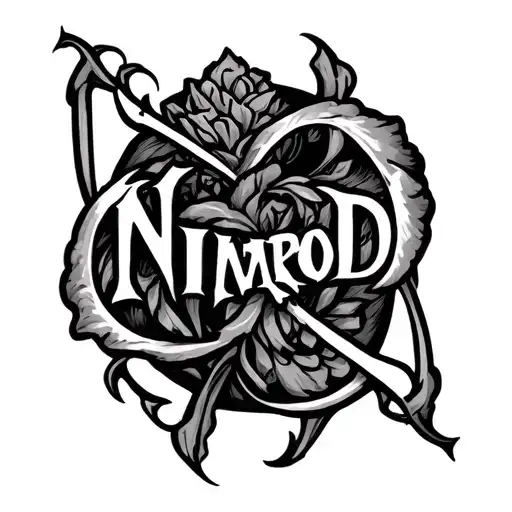 Nimrod Name Tatto