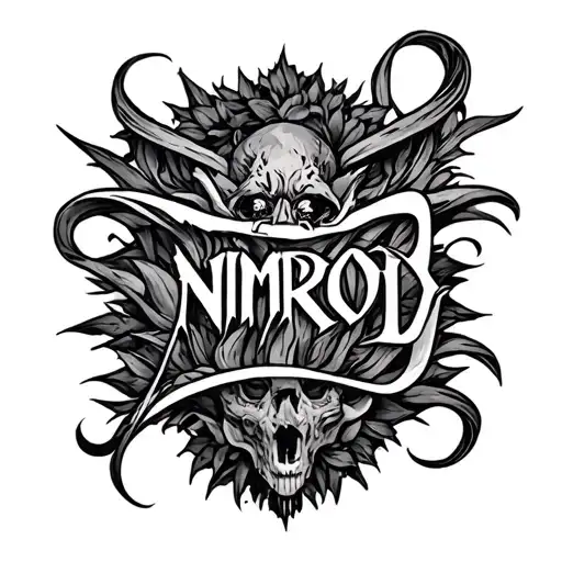 Nimrod Name Tatto