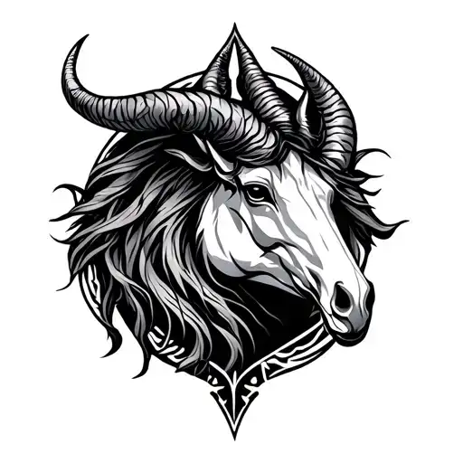 Zodiac Sign Of Capricorn Symbol