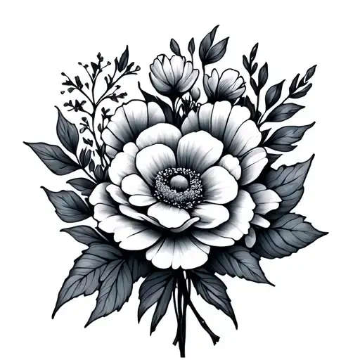 Birth Flower Bouquet