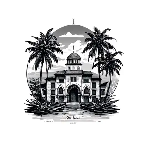 A Theme That Represents Its Saint-lousi City At The Ile De La Reunion 974