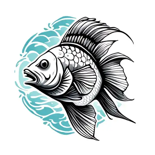 Fish 5 Children Polynesian