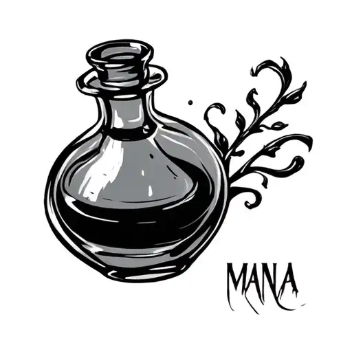 Mtg Mana Potion Bottle