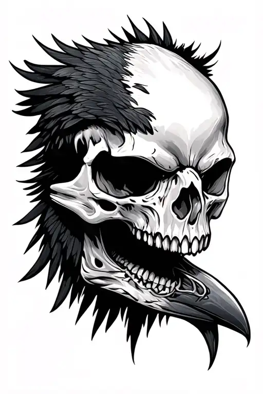 Raven Skull