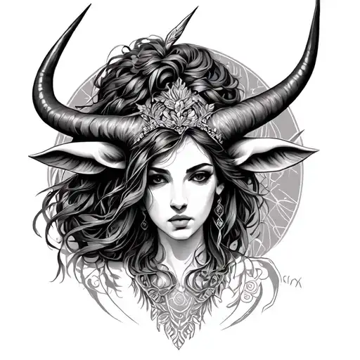 Taurus Female Goddess With Sagittarius