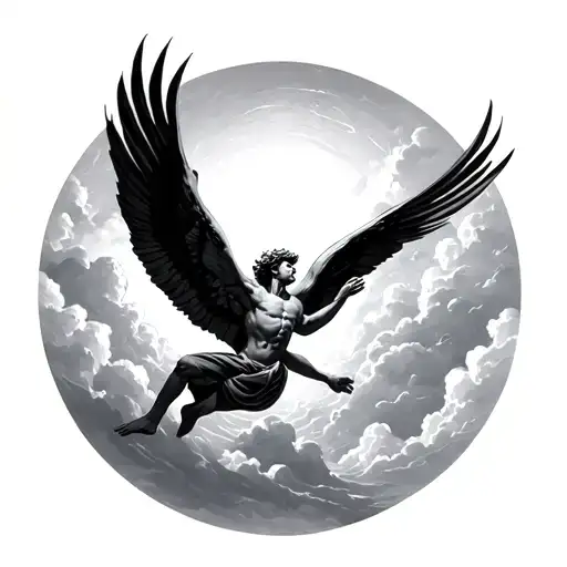 The Fall Of Icarus Falling From Sky