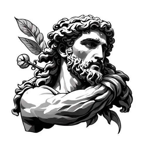 Greek God On Upper Arm