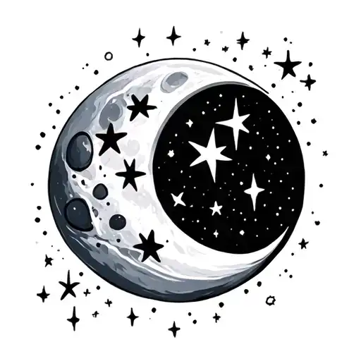 Moon And Stars