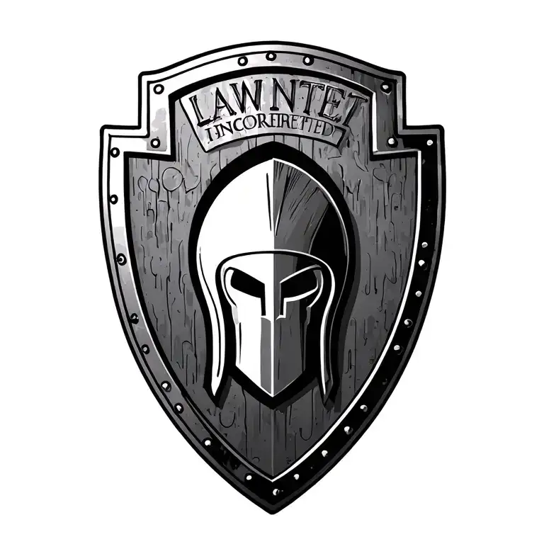 Spartan Shield With Law Enforcement Incorporated Within