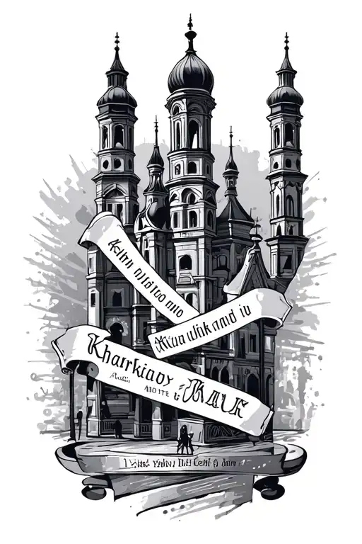 Kharkiv City In Ukraine Symbols