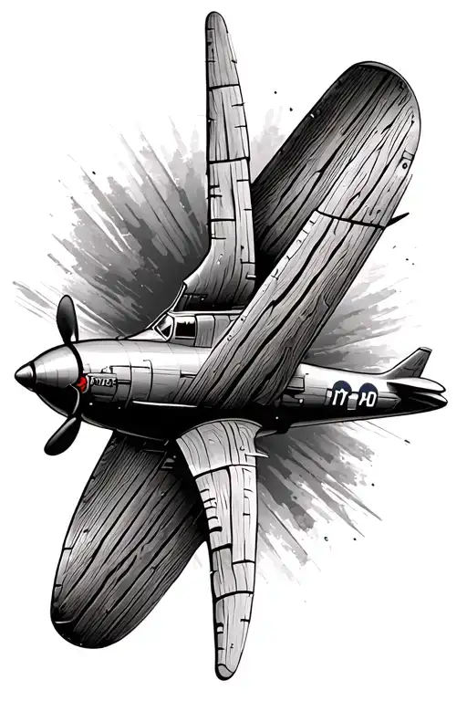 Wooden Airplane Propeller Plane