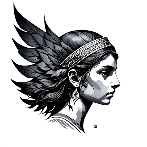 Negative Space Athena