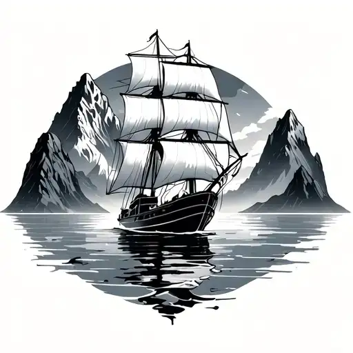 Sailboat Mountains Ffxi