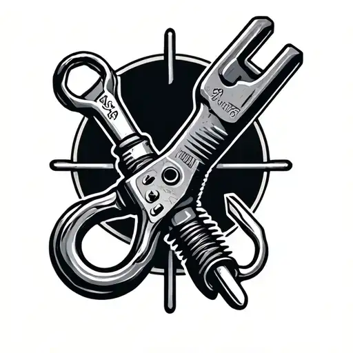 Crane Hook And Electrician Tools