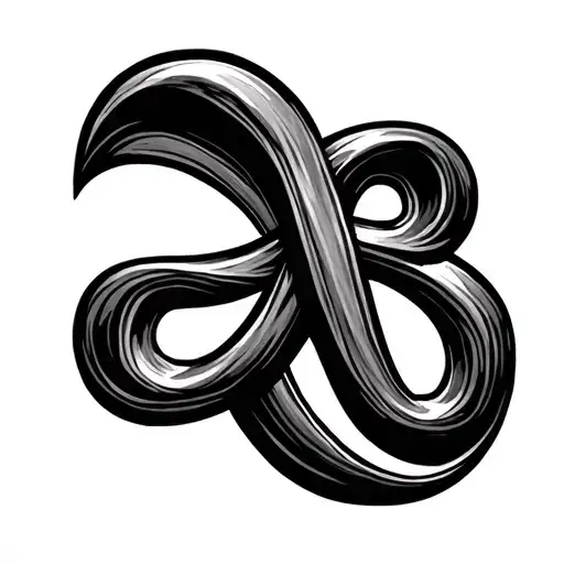 Letters Jj In An Infinity Symbol Intertwined