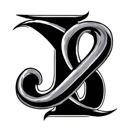 Letters Jj In An Infinity Symbol