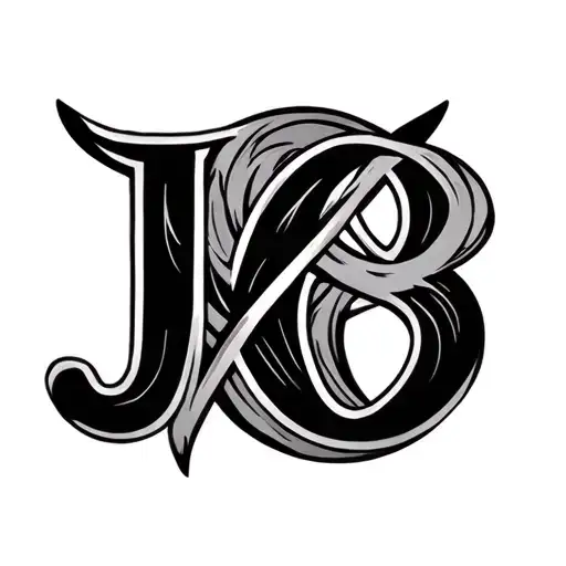 Letters Jj In An Infinity Symbol Surrounded
