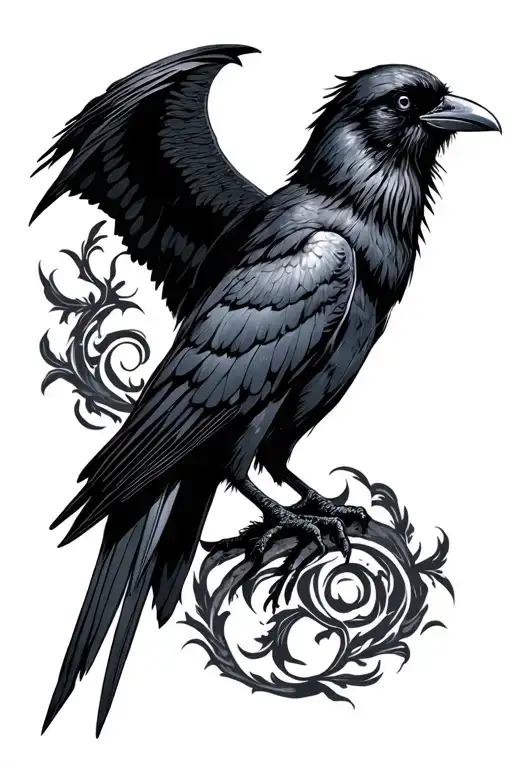 The Morrigan Or Crow Holding