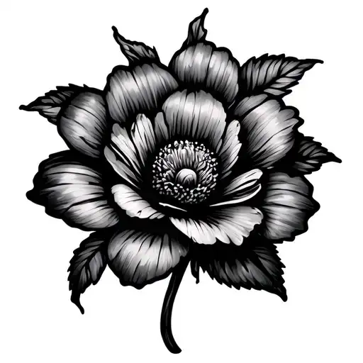 Anklet Bracelet February Birth Flower Intertwined