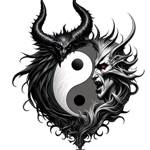 Devil And God On Yin Yang