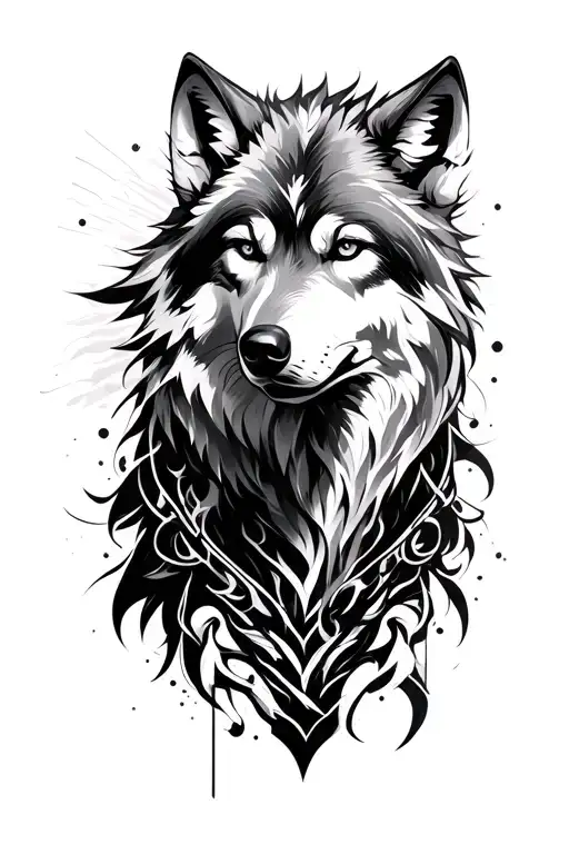 Mythologic Wolf Full Back