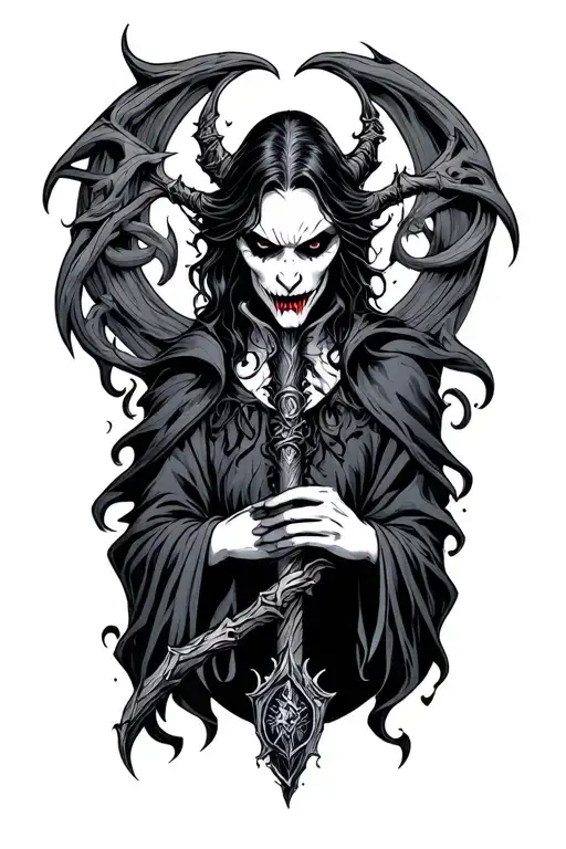 A Mage Staff Used By A Vampire