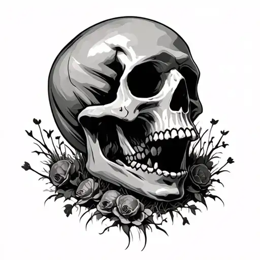 Skulls And Grave Yard