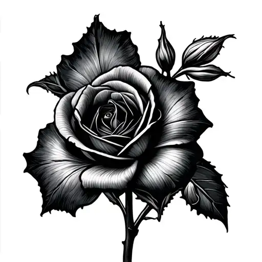 Rose Gladiolus Flower Intertwined