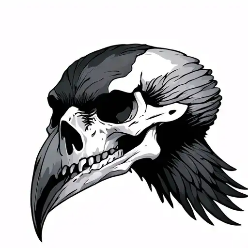 Raven Skull