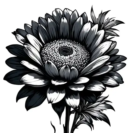 Cosmos And Chrysanthemum