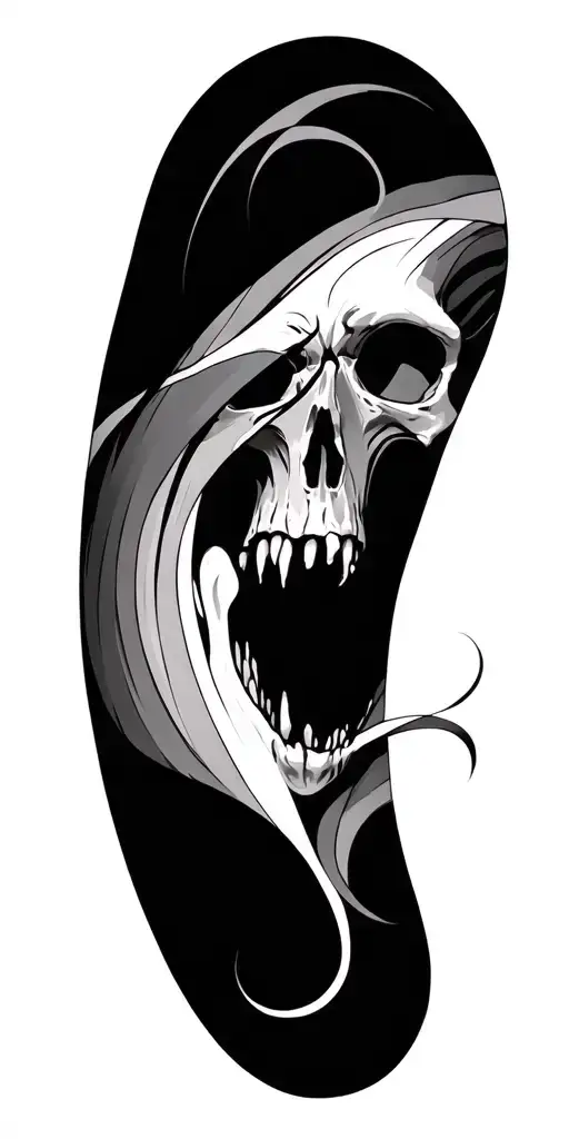 Abstraction Creepy Lines