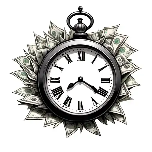 Clock With Money In It