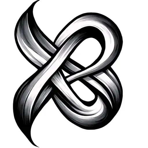 Infinity Symbol Intertwined Within