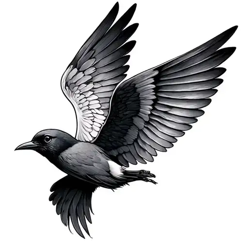 Refuge Under Bird Wing