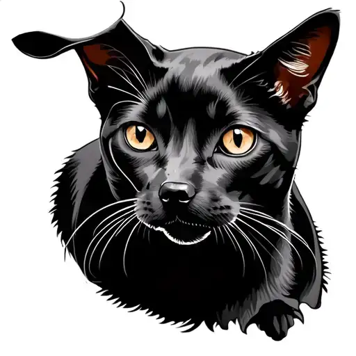 Dog And Cat Silhouette