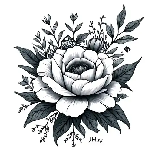 Mountain Ocean July May Birth Flowers