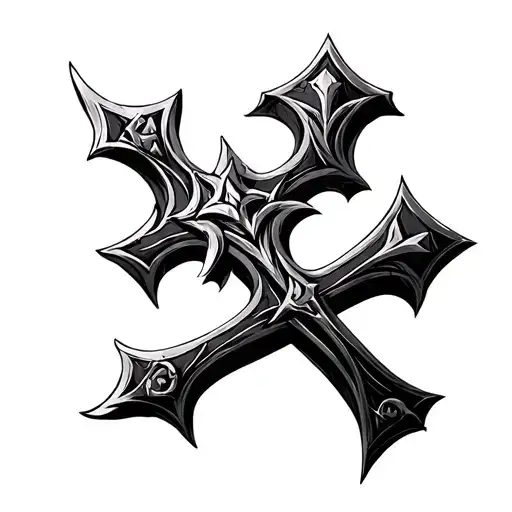 Christian Warrior Midieval Cross