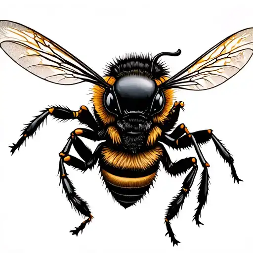 Alien Bee With Honey Comb