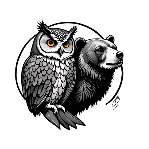Bear And Owl