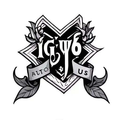 Neck Tattoo Small Text 'Igy6' Us