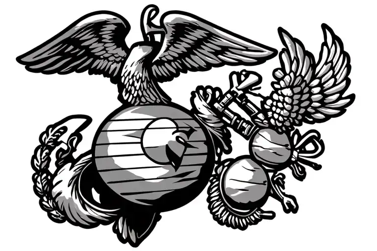 Mother Of Marine Corps Emblem