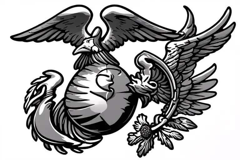 Mother Of Marine Corps Emblem