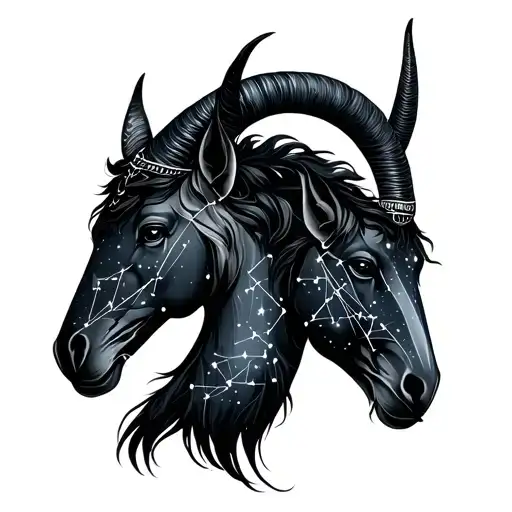 Gemini And Capricorn Constellation Merging