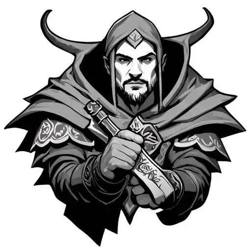 Runescape Character Holding