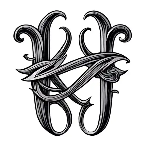 Letters V And J Include Infinite Symbol