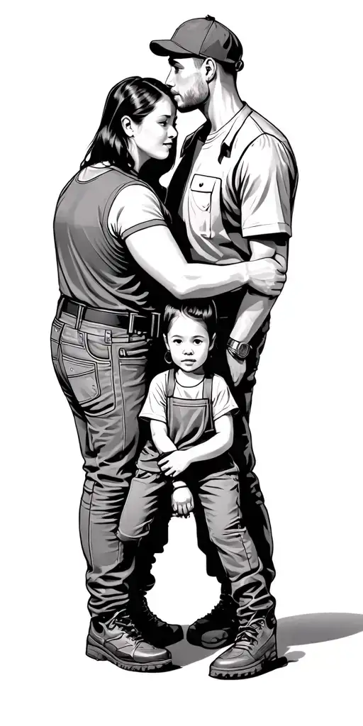 Mechanic And Family