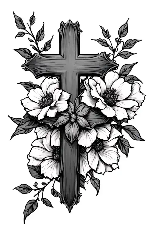 Cross With Two Dates
