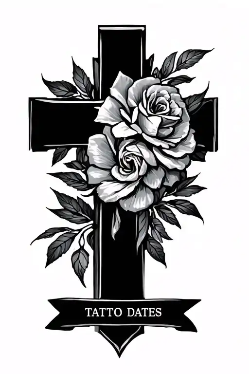 Cross With Two Dates