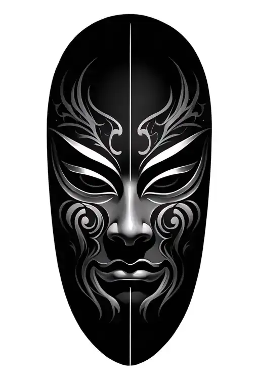 Japanese Mask Of Duality Energy